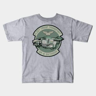 Starship Troopers Fleet Transport Patch Kids T-Shirt